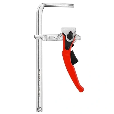 Imagen de Sargento Carpintero de Palanca, MAXPOWER 200mm Barra para Mesa Todo Acero con Palanca Apriete Rápido Fuerza máxima sujeción 240kg