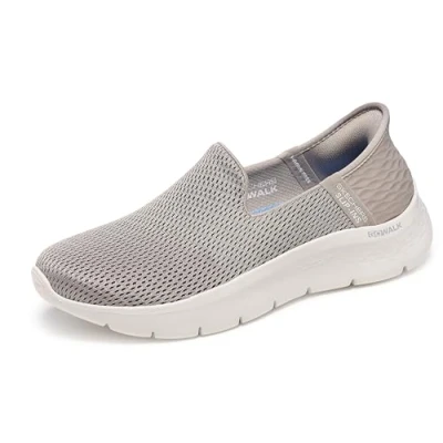 Imagen de Skechers Go Walk Flex Slip ins Relish, Zapatillas Mujer, Azul Topo, 40 EU Ancho