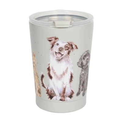 Imagen de Taza térmica de viaje Wrendadle Designs 320 ml (perros)