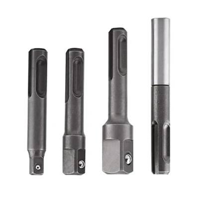 Imagen de 4 Unids Adaptador para Portabrocas sds de Zócalo Hexagonal 1/4&quot; 3/8&quot;1/2&quot; Conector Extensión Broca Cabeza Cuadrada