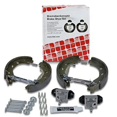Imagen de FEBI BILSTEIN 38619 Kit frenos, disco de tambor Eje trasero con accesorios, cilindro freno rueda, material montaje añadido