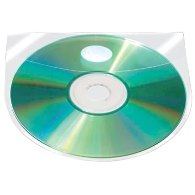 Imagen de Funda autoadhesiva para cd q connect con solapa pack de 10 unidades