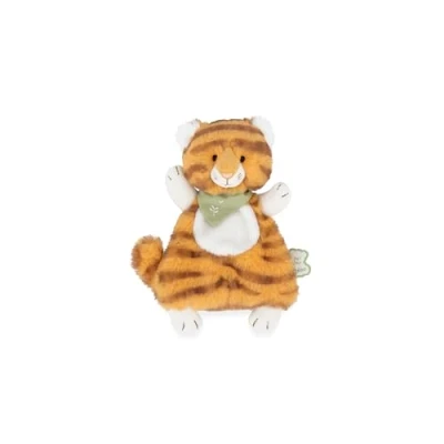 Imagen de Kaloo Les Amis Doudou Tigre Papaye 18 cm Naranja Tejido Muy Suave Desde el Nacimiento, K224010