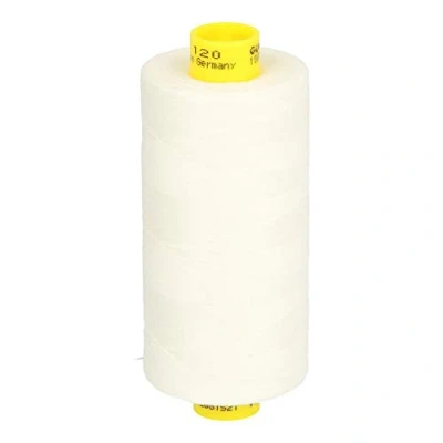 Imagen de Gutermann Mara 120 Hilo de coser poliéster, 1000 m, resistente a los rayos UV, color crema