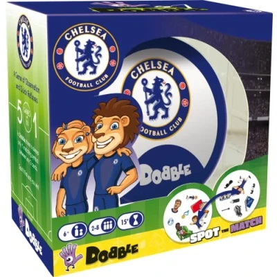 Imagen de Asmodee , Dobble Chelsea, Card Game, Ages 6+, 2 8 Players, 15 Minutes Playing Time