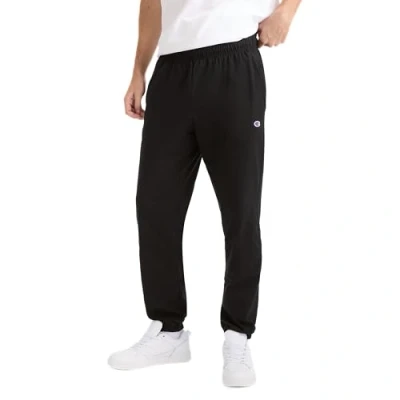 Imagen de Champion Men&#039;s Closed Bottom Light Weight Jersey Sweatpant, Black, 4XL
