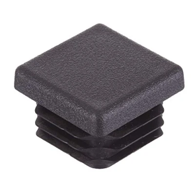 Imagen de 16 Piezas Todos los Tamaños Tapas Plásticas Cuadradas Insertos de Tubos Para las Patas la Mesa, Sillas, Muebles (32mm, Negro) por Lifeswonderful