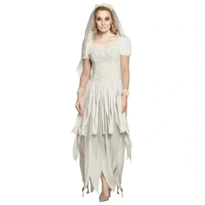Imagen de Boland 29657 Disfraz de Mujer Fantasma Novia, color blanco, S (79034)