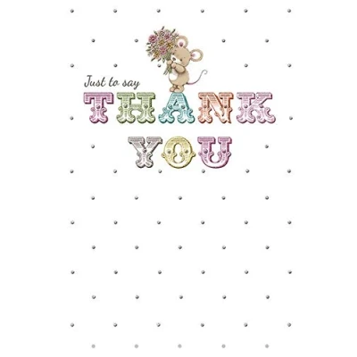 Imagen de Piccadilly Greetings Tarjeta de agradecimiento para ocasión 7 x 5 pulgadas