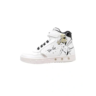 Imagen de Geox Disney Tinker BELL Light UP Skylin GIRL Zapatillas altas para niños, Talla: 24, White/black Zapatos