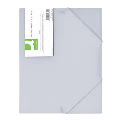 Imagen de Connect Folder Clip &amp; Elastic Frosted Transparent Transparente Carpeta (Transparente, A4, 320 mm, 248 24 pieza(s))