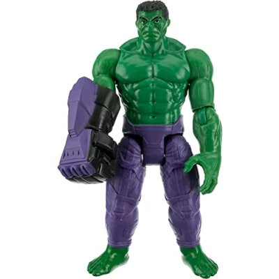 Imagen de Hasbro Marvel Avengers Figura Mech Strike de Hulk 15 cm con Accesorio Batalla para niños 4 años en adelante