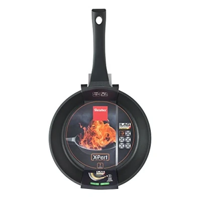 Imagen de Metaltex XPERT Sartén Aluminio Fundido, 26 cm, antiadherente 3 capas ILAG, Full Induction válido para todo tipo de cocinas