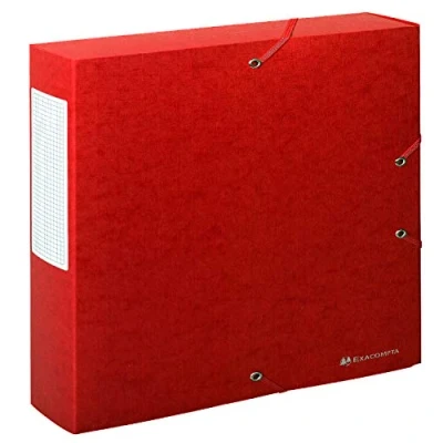 Imagen de Exacompta 50915E Carpeta de proyecto con goma, color rojo