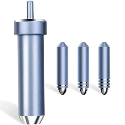 Imagen de Kit de transferencia papel aluminio, herramienta aluminio portátil repuesto con 3 cuchillas finas y medianas para Cricut Maker Explore Machines Air 2