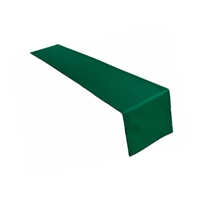 Imagen de Lemos Home Camino de Mesa algodón, colección Concepto, Color y tamaño a Elegir (Camino 40 x 200 cm, Verde Abeto)