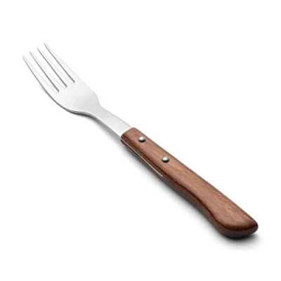 Imagen de Arcos Cuchillos de Mesa Tenedor Carne Acero Inoxidable 18/10 y 200 mm Mango Polipropileno Color Marrón