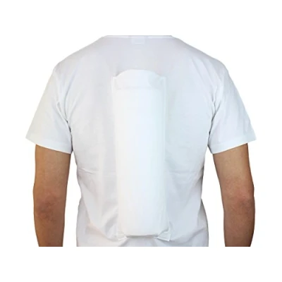 Imagen de Comfort Anti Camiseta Antirronquidos para prevenir la espalda Situación en schlaf. Flex Point Set con dormir Consejo ABC, color blanco