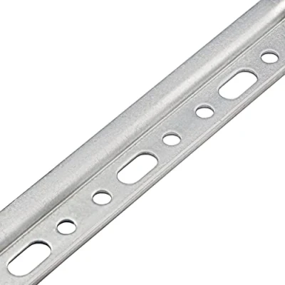 Imagen de Gedotec Hanging Rail Armarios de pared y cocina Carril montaje metálico con longitud 450 mm. Acero galvanizado Capacidad carga 240 kg 1 pieza riel sin tornillos