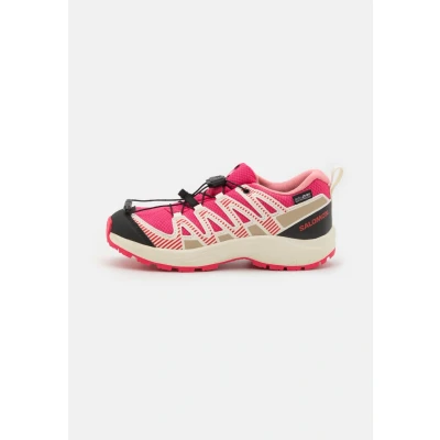 Imagen de Salomon XA PRO V8 Waterproof Unisex Zapatillas de senderismo para niños, Talla: 29, Rouge red/vanilla ice/flamingo pink Tela/tejido sintético