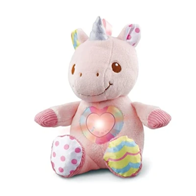 Imagen de VTech Maé, Mi Unicornio para abrazar, Peluche bebé, Interactivo y Relajante, Juguete de Despertar Musical Sentido, Regalo Nacimiento Contenido en francés