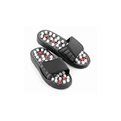 Imagen de InnovaGoods® zapatillas fascitis plantar, acupuntura, masajeadoras, 41 puntos de Cierre velcro, Ayudan a prevenir diferentes dolencias (Talla M)