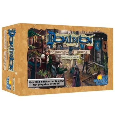 Imagen de Rio Grande Games: Dominion Cornucopia &amp; Guilds paquete de actualización Solo tarjetas segunda edición, expansión para actualizar la 1ª edición a 2ª