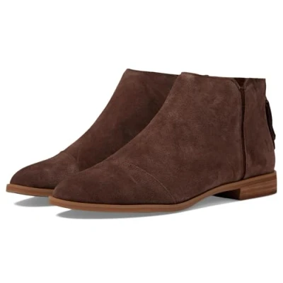 Imagen de TOMS Rylie, Botas Cortas al Tobillo Mujer, Gamuza marrón Roble, 37.5 EU