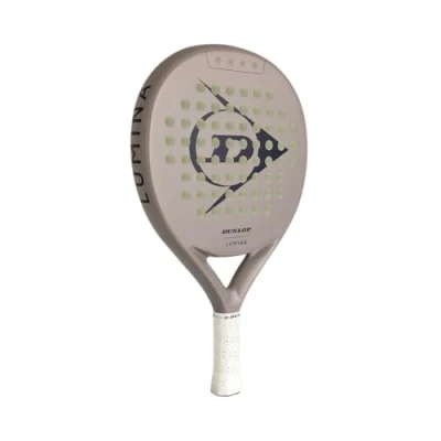 Imagen de DUNLOP Padel Raqueta Lumina Light Grey Amazon Eclusivo Marco de Grafito, Pro EVA Core, 365g