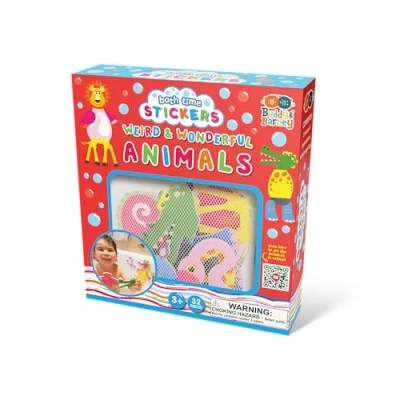 Imagen de Buddy &amp; Barney Bath Time Stickers Toy for Kids (Weird Wonderful Animals)