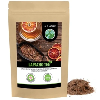 Imagen de té de lapacho, corteza lapacho seca, cortada, 100% natural, pau d&#039;arco sin aditivos (200 GR)