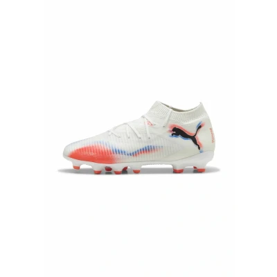 Imagen de Puma Botas de fútbol con tacos White black glowing red para niños, Talla: 38, Zapatos