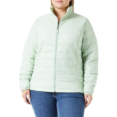 Imagen de Amazon Essentials Chaqueta Acolchada Ligera de Manga Larga, Plegable, Resistente al Agua (Disponible en Tallas Grandes) Mujer, Verde Salvia, XS