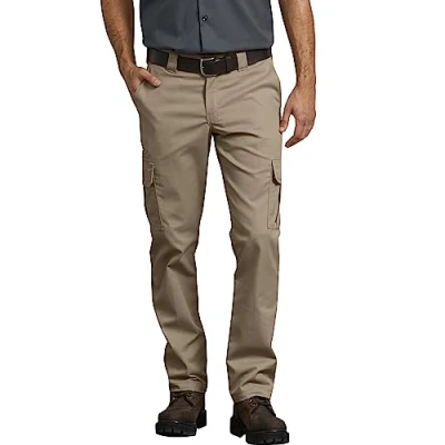 Imagen de Dickies Hombre, Pantalón Cargo elástico Mechanical de Corte Entallado, Arena del Desierto, 36W / 30L