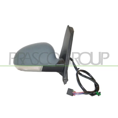 Imagen de Espejo retrovisor Prasco Premium VG0407333P derecha imprimado eléctrico calefactable, ajustable desde interior, abatible eléctricamente