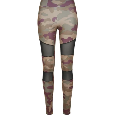 Imagen de Urban Classics Leggings, Mujer, Talla: Large, Redwood camo
