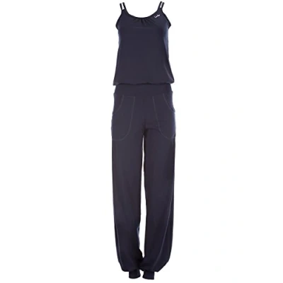Imagen de WINSHAPE Mono de Mujer Wjs1, Fitness Freizeit Sport Yoga Pilates, Azul Oscuro, S Long