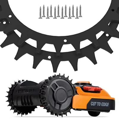 Imagen de Robot cortacésped Picos mejora la tracción Premium Black Worx Landroid S y M para aún más agarre jardín