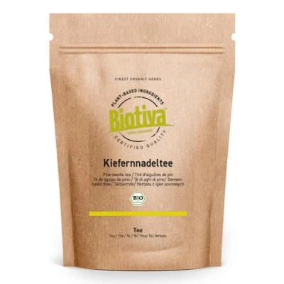 Imagen de té de Agujas pino 100 g enteras Calidad probada 100% natural y vegano también como baño orgánico certificado en Alemania Biotiva