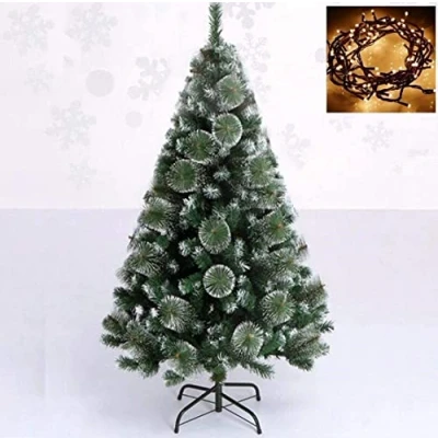 Imagen de SD Arbol de Navidad Verde Nieve 210 cm Pino nevado + 100 Luces LED