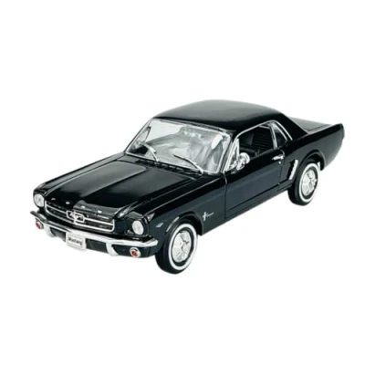 Imagen de Welly Ford Mustang Coupe 1/2 Negro 1964 1/24 Modelo de Metal Coche Die Cast Nuevo en Caja