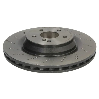 Imagen de BREMBO COATED DISC LINE 09.B842.41 Disco de freno 330 26 5 perforado/ventil. int. revestido altamente carbonizado con tornillos