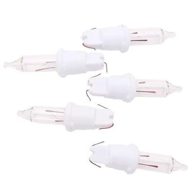 Imagen de MRS CHRISTMAS 5 Clear Push In Spare Replacement Bulbs 2v 0.16w (SB265)