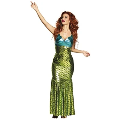 Imagen de Boland Disfraz de Sirena para Adultos, Liso, Multicolor, 40 42 (BOL83719)