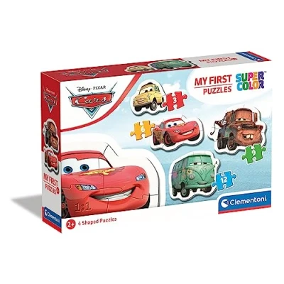 Imagen de Clementoni Puzzle infantil Cars, progresivo 3 6 9 12 piezas, My First Puzzle, Colores Varios