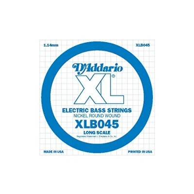 Imagen de D&#039;Addario .045 Long Scale Nickel Wound Single String for Bass Guitar