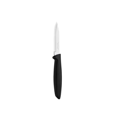 Imagen de Tramontina Cuchillo Pelador de Verduras Plenus Negro 3&quot; Acero Inoxidable