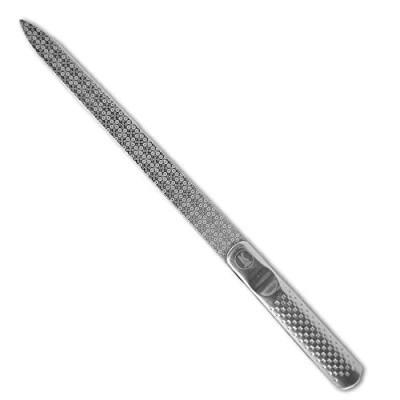 Imagen de K Pro Lima de uñas acero inoxidable con grano fino y grueso Largo 15,4 cm