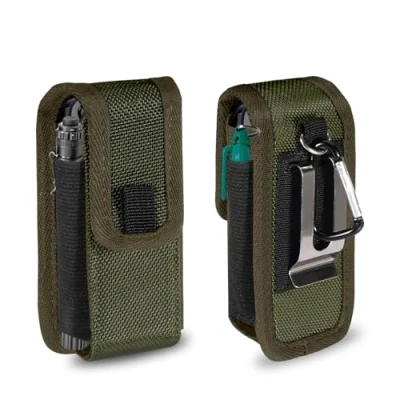 Imagen de KENOBEE Funda multiherramienta con bolsillos compatible Leatherman Wave Plus Wingman Surge Rebar Rev, pequeña bolsa de herramientas clip para cinturón, EDC camping, senderismo