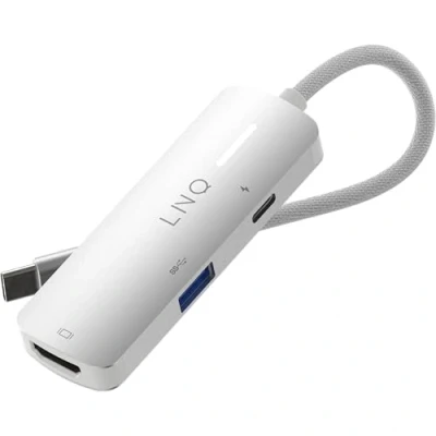 Imagen de Hub Linq ProConnect 3 en 1, Multipuerto, Calidad 4K, Blanco